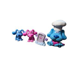 Lot of 4 Vintage Blue Clues Toy Figures